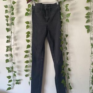 Womens black Hollister skinny jeans in size 3 W26